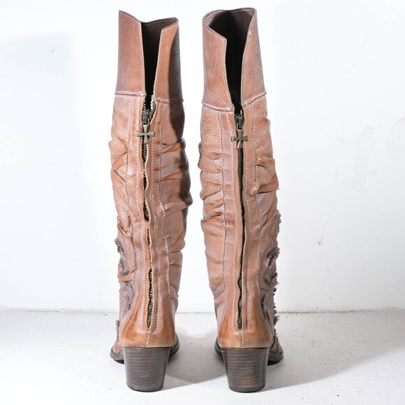 Siren by Mark Nason Knee High Boots in Tan - 6.5 - Picture 4 of 8